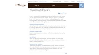 
                            4. Payroll and Benefits | J.P. Morgan