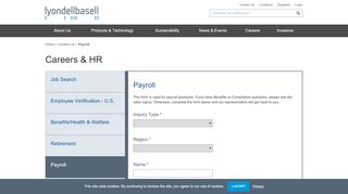 
                            4. Payroll | LyondellBasell