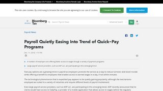 
                            9. Payroll Quietly Easing Into Trend of Quick-Pay Programs