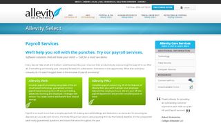 
                            5. Payroll Services - Allevity HR & Payroll