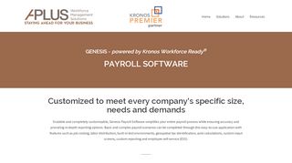 
                            4. Payroll Software - APlus Workforce Management Solutions