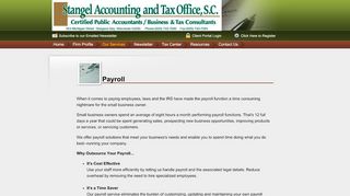 
                            6. Payroll - Sturgeon Bay, WI CPA / Stangel Accounting and Tax Office, SC