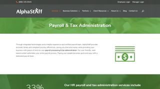 
                            1. Payroll & Tax Administration - Outsource Your ... - AlphaStaff