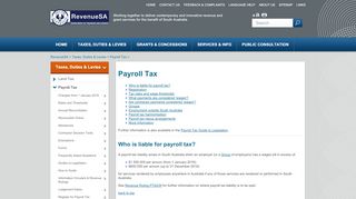 
                            3. Payroll Tax - Revenue SA