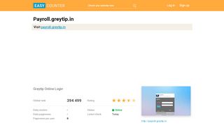 
                            7. Payroll.greytip.in: Greytip Online Login - Easy Counter