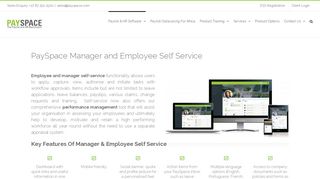 
                            10. PaySpace Manager & Employee Self Service - Self Service Portal