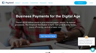 
                            4. Paystand | B2B Digital Payment Network | eCheck, eCash, and Cards
