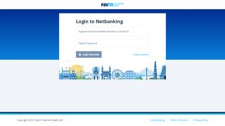 
                            2. Paytm Payments Bank | Login