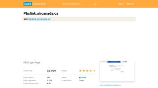 
                            6. Pbslink.aircanada.ca: PBS Login Page - Easy Counter