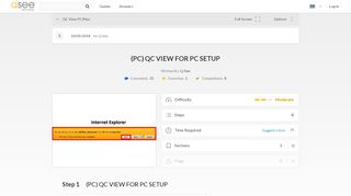 
                            3. (PC) QC VIEW FOR PC SETUP - Q-Plus Support Portal