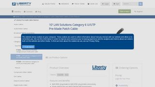 
                            9. PC6B010BK - LAN Solutions Category 6 U/UTP Pre-Made Patch Cable