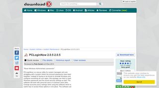 
                            5. PCLoginNow 2.0.5 2.0.5 Quick review - Free …
