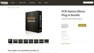 
                            3. PCM Native Effects | Lexicon Pro - Legendary Reverb and Effects