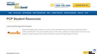 
                            5. PCP Student Resources | Medavie HealthEd