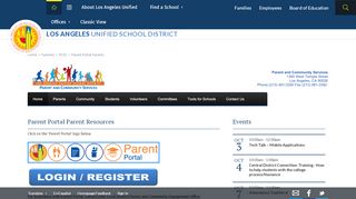 
                            1. PCSS / Parent Portal Parents - Los Angeles