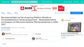 
                            7. (PDF) Benutzerverhalten auf der eLearning-Plattform Moodle ...