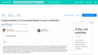 
                            6. (PDF) Implementation of a Computer-Based Course on Moodle