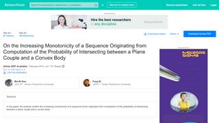 
                            7. (PDF) On the Increasing Monotonicity of a Sequence ...