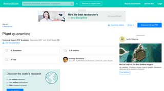 
                            5. (PDF) Plant quarantine - ResearchGate
