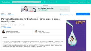 
                            6. (PDF) Polynomial Expansions for Solutions of Higher-Order ...