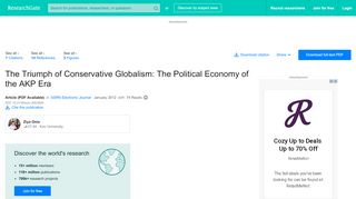 
                            9. (PDF) The Triumph of Conservative Globalism: The Political ...