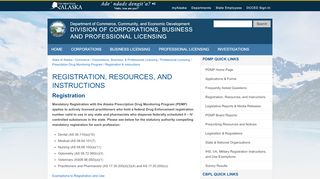 
                            2. PDMP Registration and Instructions - Alaska Department of ...