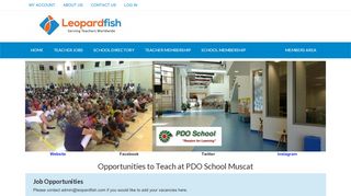 
                            7. PDO School, Muscat, Oman « LeopardFish