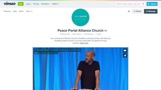 
                            3. Peace Portal Alliance Church on Vimeo