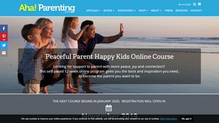 
                            3. Peaceful Parent Happy Kids Online Course - Aha Parenting.com