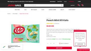 
                            6. Peach Mint Kit Kats – Japan Haul