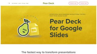 
                            1. Pear Deck for Google Slides — Pear Deck