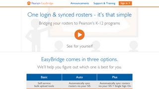 
                            1. Pearson EasyBridge | Bridging your rosters to Pearson's K ...