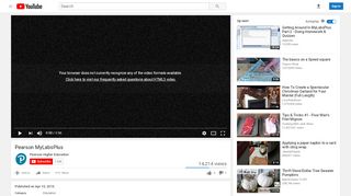 
                            4. Pearson MyLabsPlus - YouTube