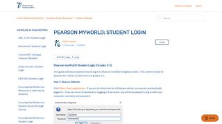 
                            9. Pearson myWorld: Student Login – Irvine Unified School District