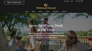 
                            7. Pedernales Cellars - Homepage