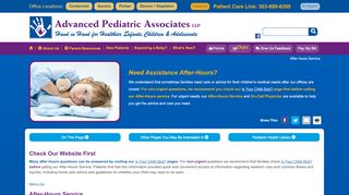 
                            5. Pediatric Health Library | | Advanced Pediatric Associates, LLP