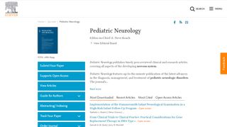 
                            8. Pediatric Neurology - Journal - Elsevier