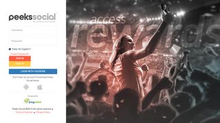 
                            3. Peeks Social - Login