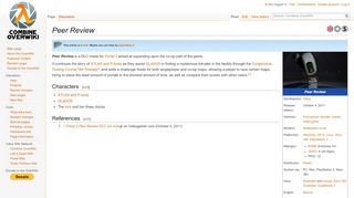 
                            8. Peer Review - Combine OverWiki, the original Half-Life wiki and Portal ...