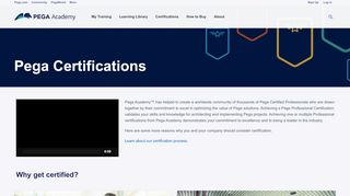 
                            2. Pega Certifications | Pega Academy