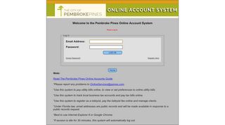 
                            2. Pembroke Pines Online Accounts