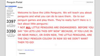 
                            9. Penguin Portal - Google Sites