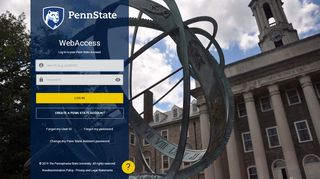 
                            2. Penn State WebAccess Secure Login: