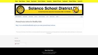 
                            8. Pennsylvania Action for Healthy Kids : Solanco School District