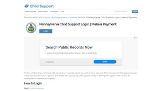 
                            2. Pennsylvania Child Support Login | Make a Payment | Child ...