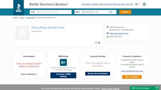 
                            7. Penny Paws Animal Clinic | Better Business Bureau® Profile