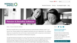 
                            9. Pension & Benefits Software - Morneau Shepell