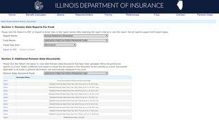 
                            6. Pension Data Portal - the Illinois Department of Insurance