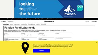 
                            7. Pension Fund Laborfonds - Company Profile and News ...