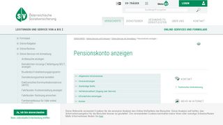 
                            3. Pensionskonto anzeigen - sozialversicherung.at